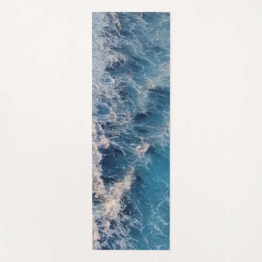 Ocean Blue Waves Yogamat (Voorkant)