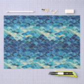Ocean Blue Zeemeermin Tissuepapier (Craft)