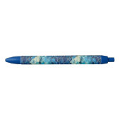 Ocean Blue Zeemeermin Zwarte Inkt Pen (Voorkant)