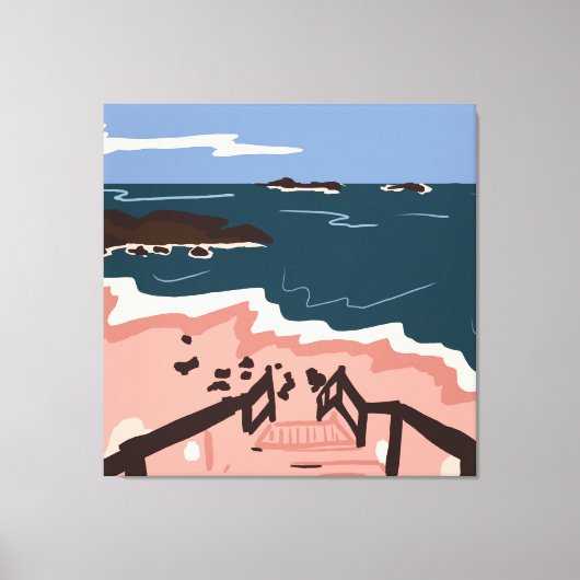 Ocean Blues Canvas Afdruk (Voorkant)
