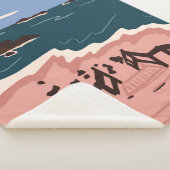 Ocean Blues Sherpa Deken (3/4)