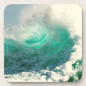 Ocean Breaking Wave Bier Onderzetter (Voorkant)