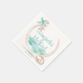 Ocean Breeze Beach Wedding Servetten (Hoek)