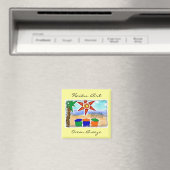Ocean Breeze Haiku Art Magnet (In Situ (Lave-vaisselle))