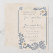 Ocean Breeze Invitation Kaart (Voorkant / Achterkant)