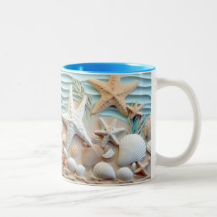 Ocean Breeze Seashell Mok