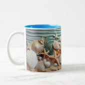 Ocean Breeze Seashell Mok (Links)
