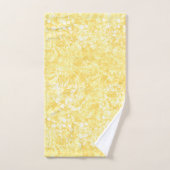 Ocean Bubbles & Courant Jaune Serviette Ensemble (Serviette à main)