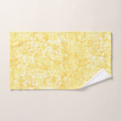 Ocean Bubbles & Courant Jaune Serviette Ensemble (Serviette à main)