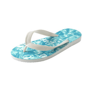 Ocean Bubbles & Currents Kinder Paar of Teenslippe Kinder Teenslippers