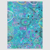 Ocean Bubbles: Maximalist Art Tissuepapier (Voorkant)