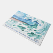 Ocean Buddism Spiritueel Quote Inspirerend Deurmat (Schuin)