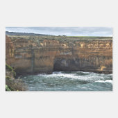 Ocean Carved Wonders Rechthoekige Sticker (Voorkant)