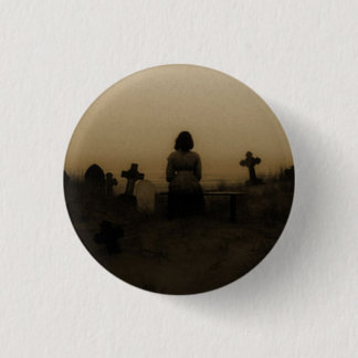 Ocean cemetery ronde button 3,2 cm