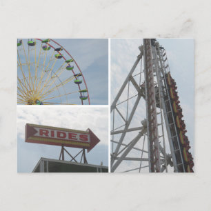 Ocean City Boardwalk Rides Briefkaart