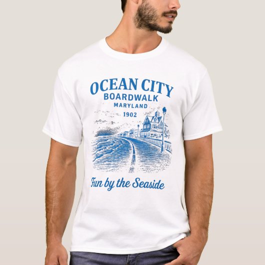 Ocean City Broadwalk T-shirt (Voorkant)
