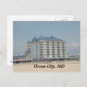 Ocean City, carte postale MD (Devant / Derrière)