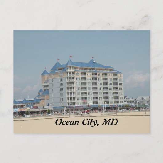 Ocean City, carte postale MD (Devant)