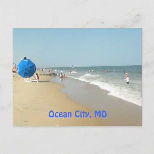 Ocean City, carte postale MD (Devant)
