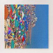 Ocean City Crowded Beach Legpuzzel (Horizontaal)