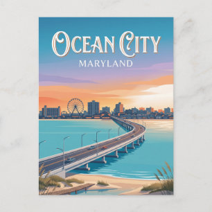 Ocean City Maryland Briefkaart