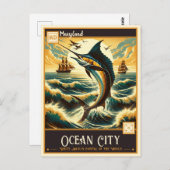 Ocean City, Maryland |  Briefkaart (Voorkant / Achterkant)