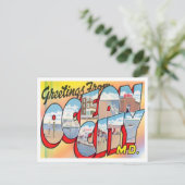 Ocean City, Maryland Carte Postale Grandes Lettres (Debout devant)