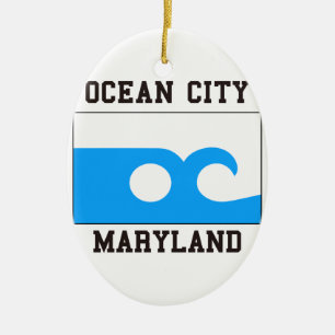 Ocean City Maryland Keramisch Ornament