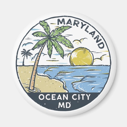 Ocean City Maryland  Magneet (Voorkant)