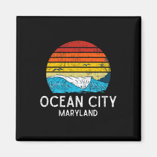 Ocean City Maryland MD Beach Ocean Family Magneet