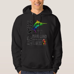 Ocean City Maryland White Marlin Capital Eastern S Hoodie