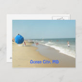 Ocean City, MD Briefkaart (Voorkant / Achterkant)