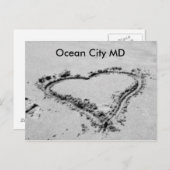 Ocean City MD Briefkaart (Voorkant / Achterkant)