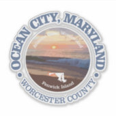 Ocean City MD (C) Sticker (Voorkant)