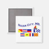 Ocean City MD Magneet (Voorkant / Achterkant)
