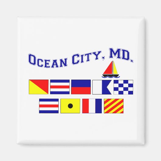Ocean City MD Magneet (Voorkant)