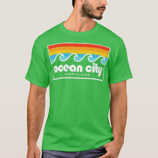 Ocean City MD Ocean City Maryland Beach Vakantie i T-shirt