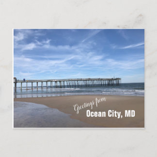Ocean City, MD Pier Briefkaart