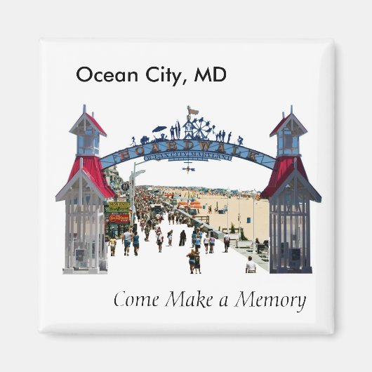 Ocean City Memories : Magnet (Devant)