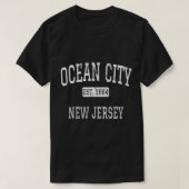 Ocean City New Jersey NJ T-Shirt (Design voorkant)