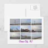 Ocean City NJ Briefkaart (Voorkant / Achterkant)