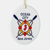 Ocean City NJ Keramisch Ornament (Rechts)