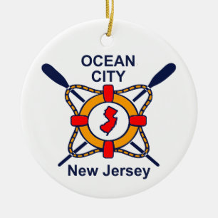 Ocean City NJ Keramisch Ornament