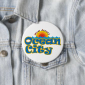 Ocean City NJ Ronde Button 4,0 Cm (In situ)