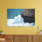 Ocean Cliffs Canvas Afdruk (Insitu (Woonkamer))