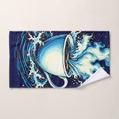 Ocean Coffee Dream (Serviette à main)