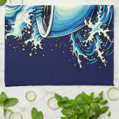 Ocean Coffee Dream Theedoek (Gevouwen)