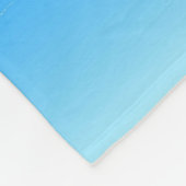 Ocean Colored Fleece Blanket Deken (Hoek)