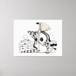 OCEAN CONCERT FOR SOFIA  CANVAS AFDRUK