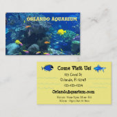 Ocean Coral Reef Carte de visite à thème (Devant / Derrière)